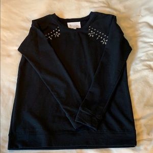 Vince Camuto sweater with rhinestones
